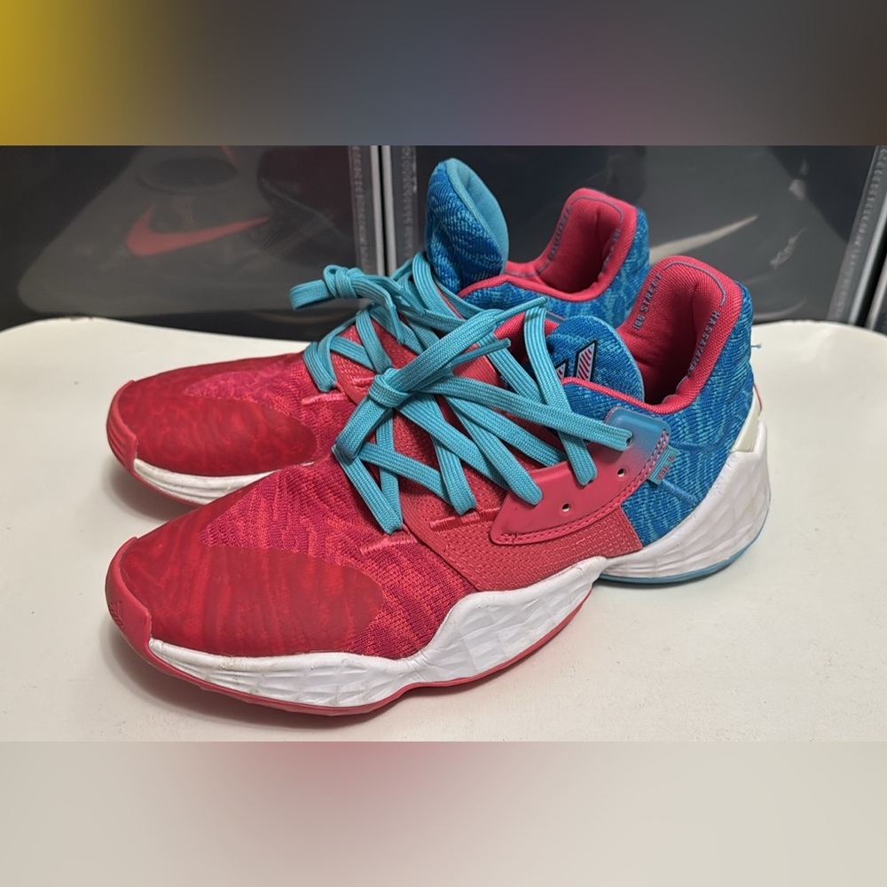 Kids Pink and Blue Athletic Shoes